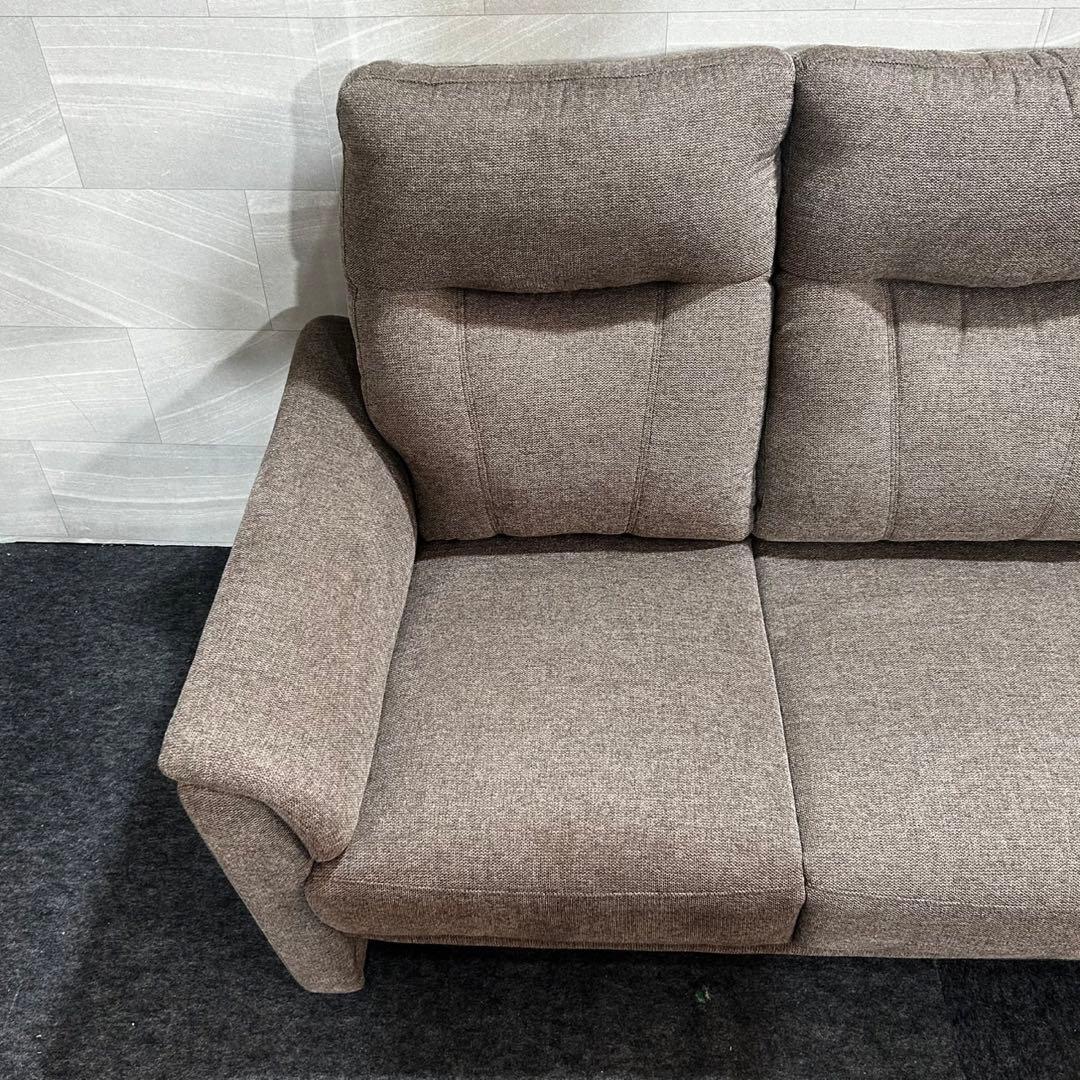 NITORI ソファ 3人掛け 布張り ナルタ シンプル 家具 d4620