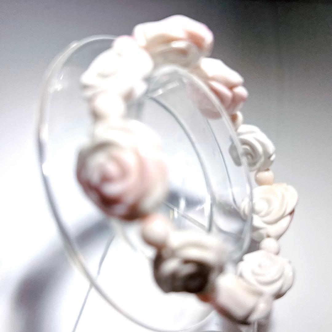 クイーンコンクシェルバラブレスレットNO25-2208