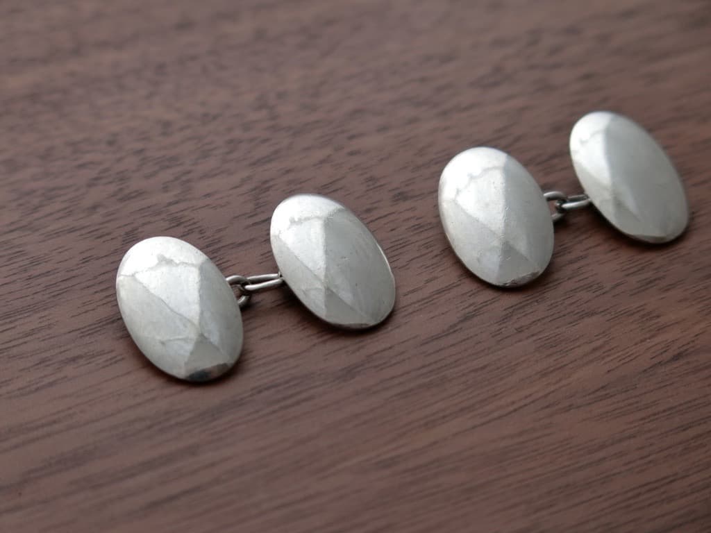 H*Y様 1908年製 アンティーク 純銀製 カフリンクス スターリングシルバー