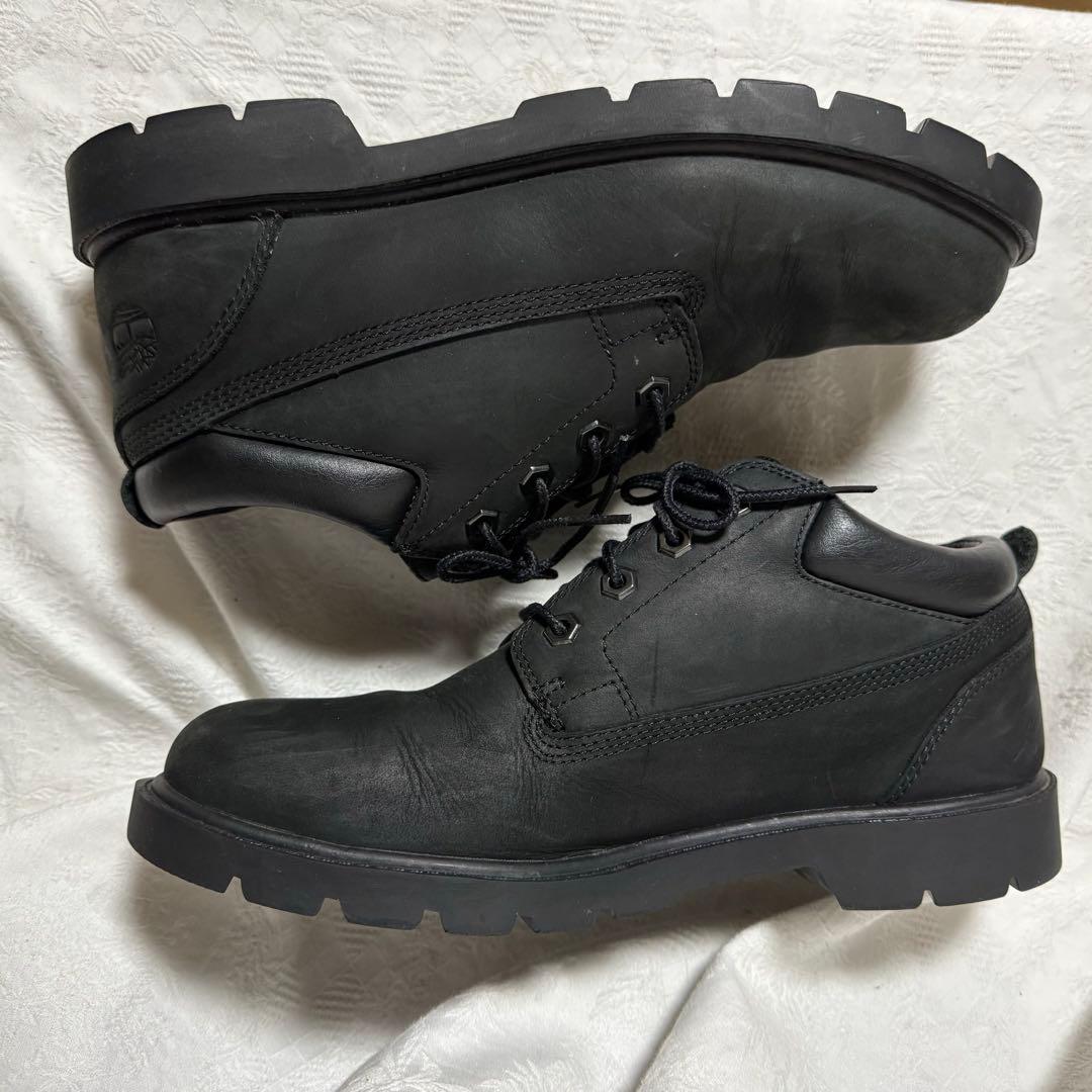 ティンバーランド　ベーシックオックス　ヌバックレザー　黒　26.5cm