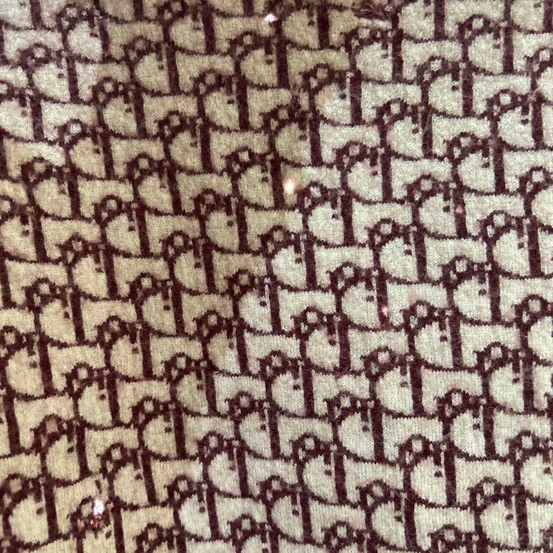 Christian Dior トロッター マフラーイ タリア製 ウール100%