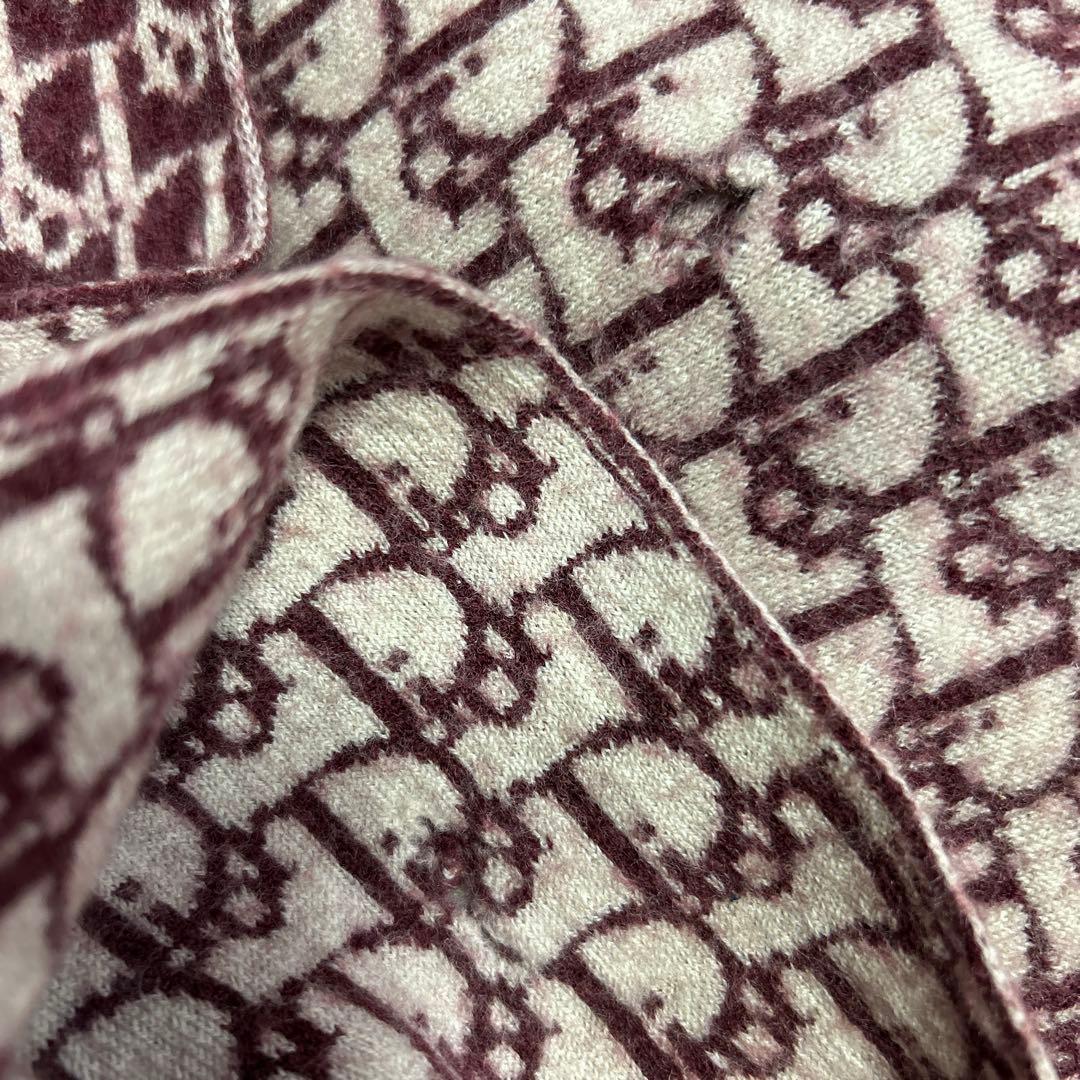 Christian Dior トロッター マフラーイ タリア製 ウール100%