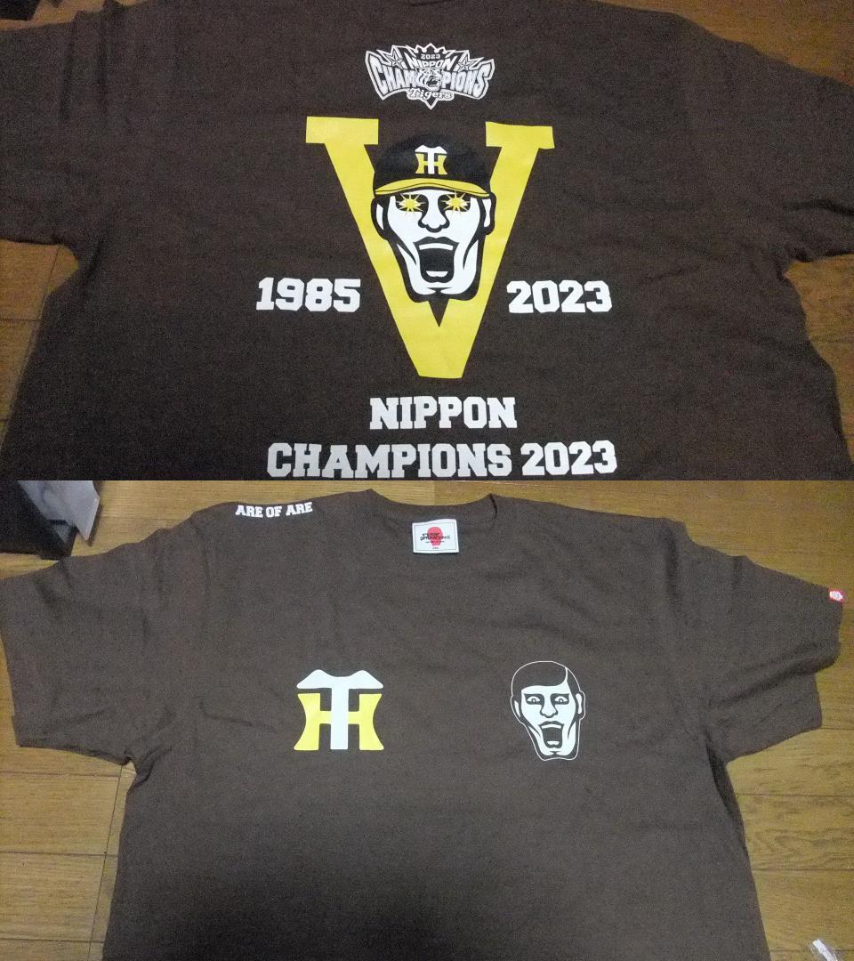 パンクドランカーズ XXL 阪神タイガース 優勝記念 未使用 Tシャツ 茶