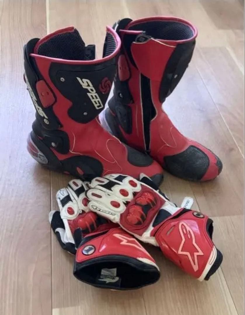 転倒歴無し　オマケ付き！3L Spoon レーシングスーツ 革ツナギ MFJ公認