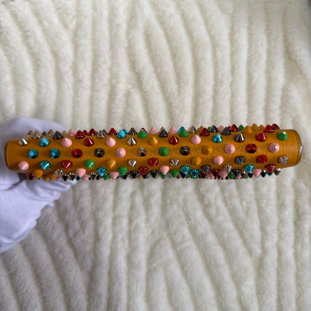 ✨️美品✨️ルブタン 長財布 パネトーネ ラウンドジップ マルチカラー レザー