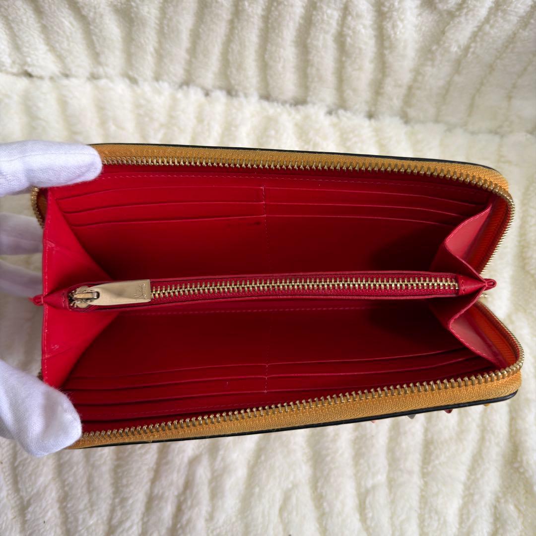 ✨️美品✨️ルブタン 長財布 パネトーネ ラウンドジップ マルチカラー レザー