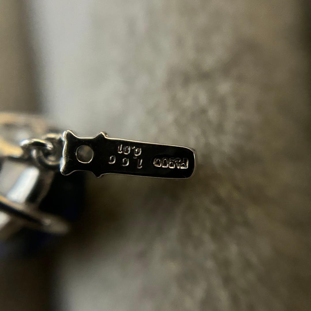 ライトニングリッジ　天然　ブラックオパール　ペンダントトップ　pt900