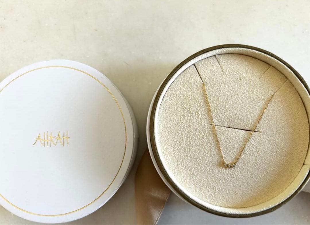 AHKAH アミュレットネックレス YG 販売証明書付