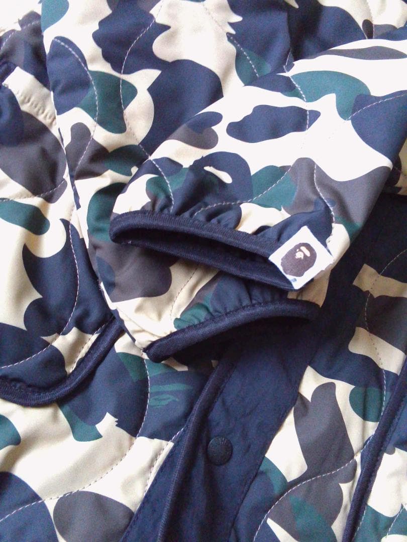 BAPE KIDS １ST CAMO キルティングジャケット １４０