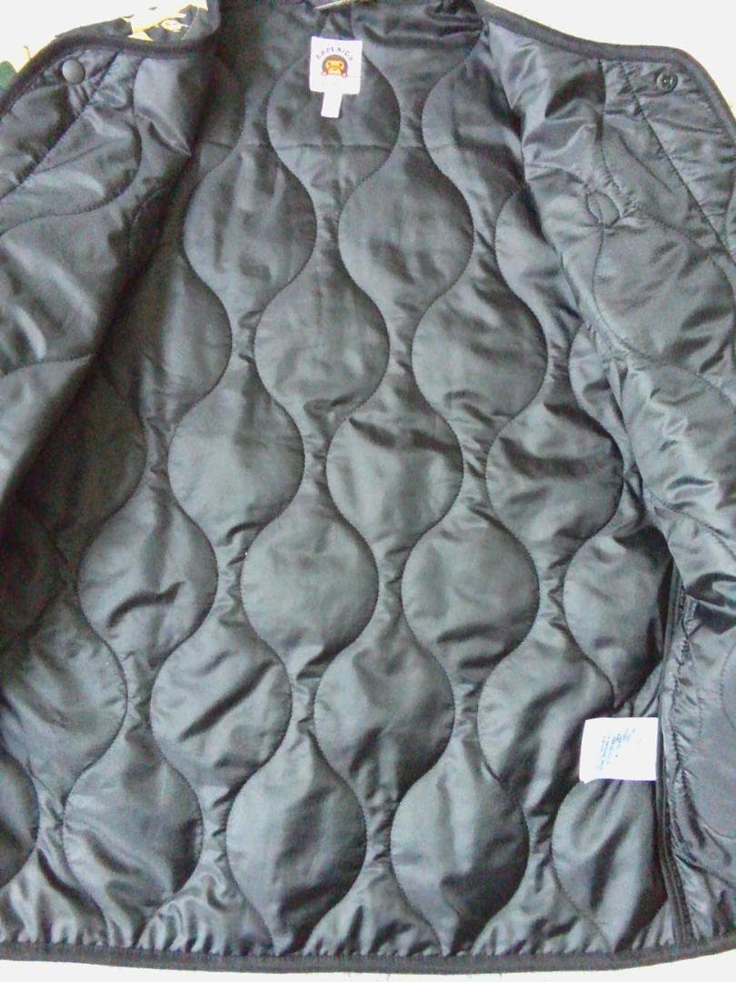 BAPE KIDS １ST CAMO キルティングジャケット １４０