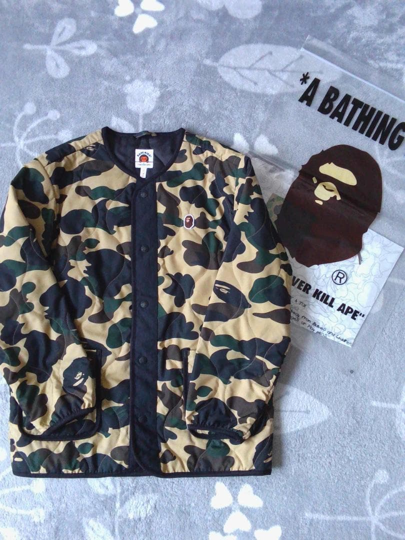 BAPE KIDS １ST CAMO キルティングジャケット １４０