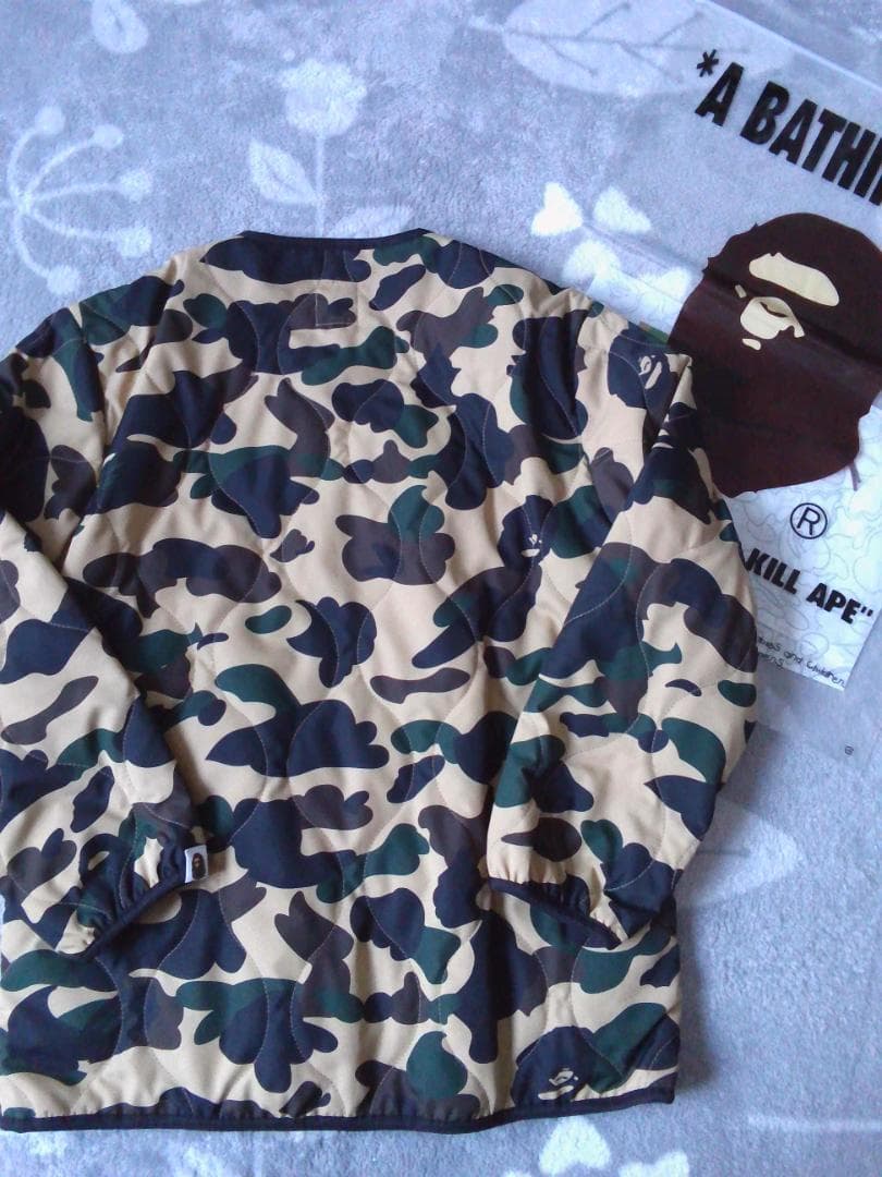 BAPE KIDS １ST CAMO キルティングジャケット １４０