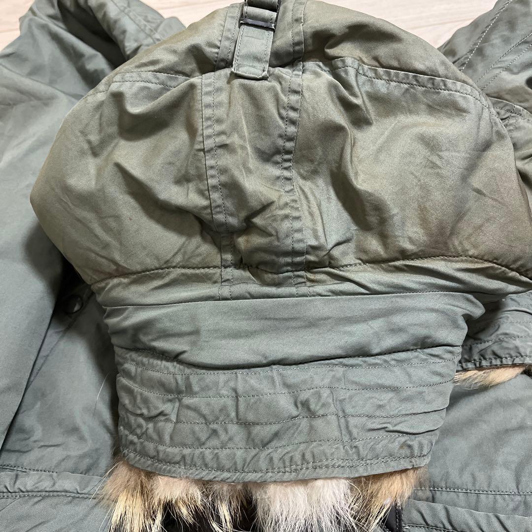 US ARMY N-3B フライトジャケット 実物 リアルファー 69年 L