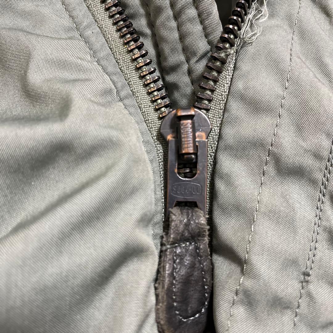 US ARMY N-3B フライトジャケット 実物 リアルファー 69年 L