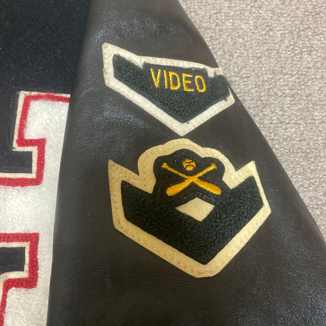 h*7様 DELONG デロング　80s スタジャン　ブラック　最終値下げ