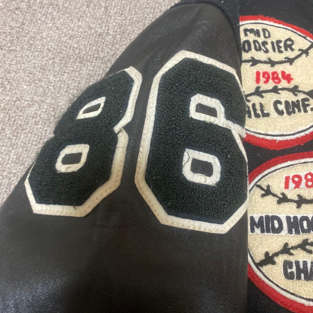 h*7様 DELONG デロング　80s スタジャン　ブラック　最終値下げ