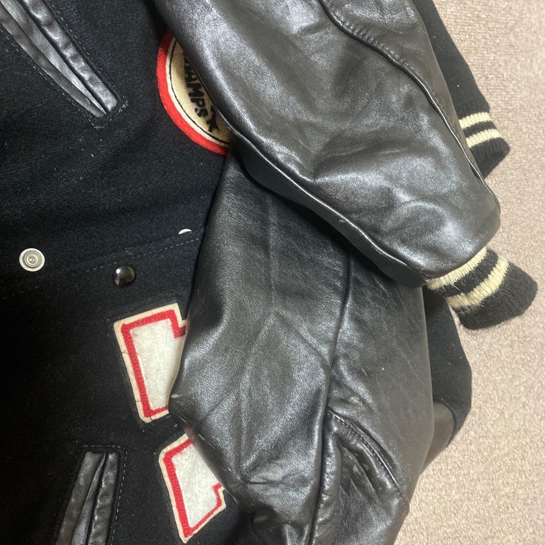 h*7様 DELONG デロング　80s スタジャン　ブラック　最終値下げ