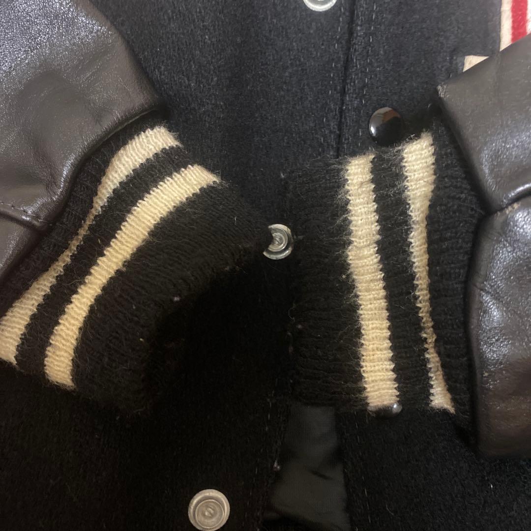 h*7様 DELONG デロング　80s スタジャン　ブラック　最終値下げ