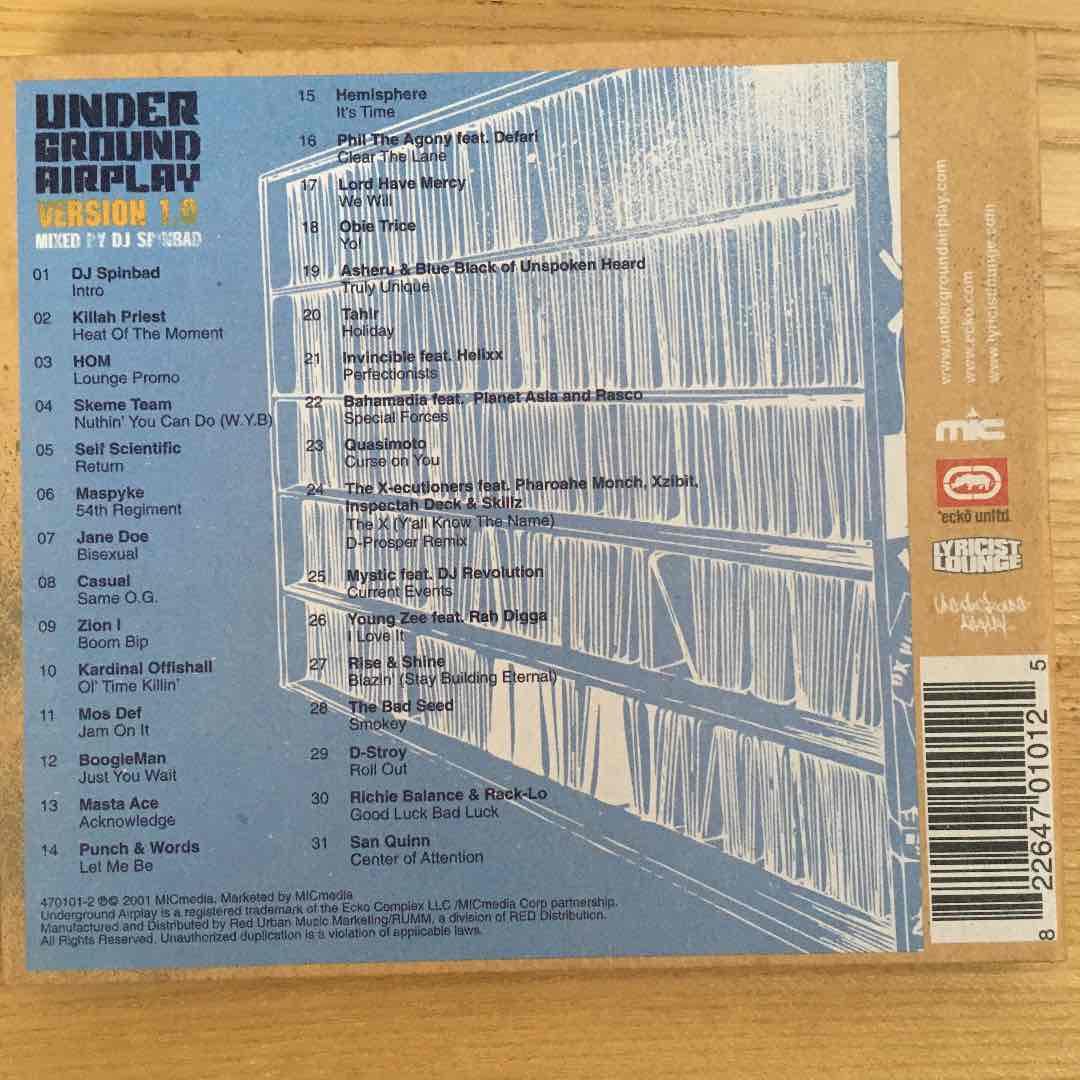 DJ Spinbad–UndergroundAirplayVersion1.0❗️