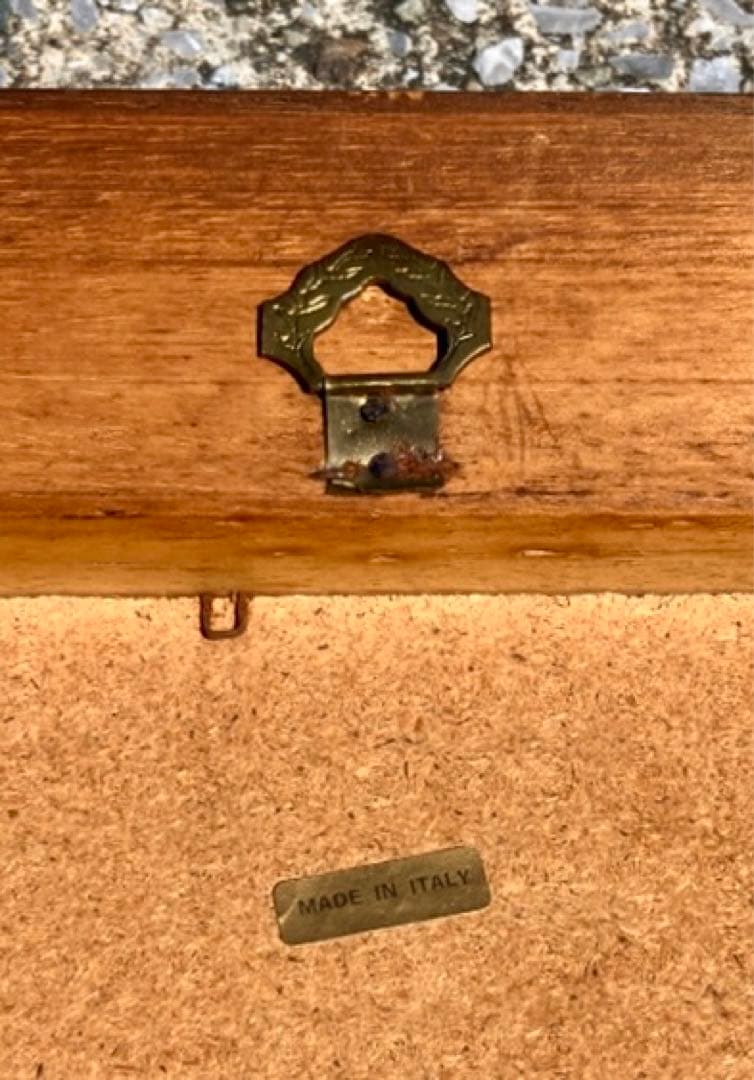 イタリア製 ビンテージ ウォールミラー 鏡 810×605