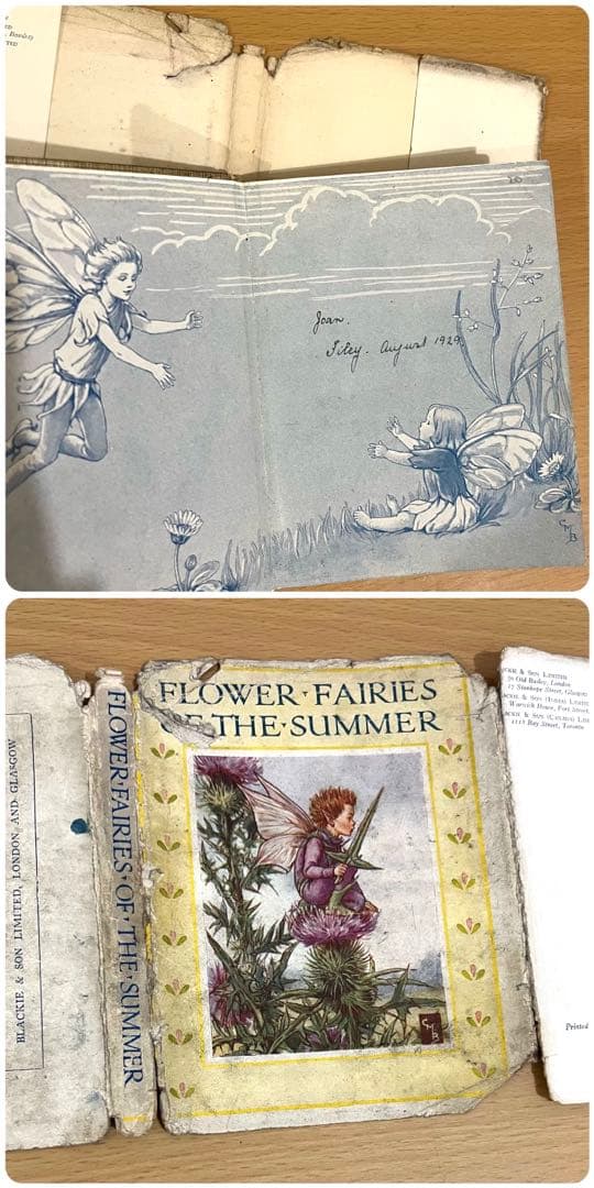 No.261 希少 古書 洋書 絵本 花の妖精    フラワー フェアリーズ
