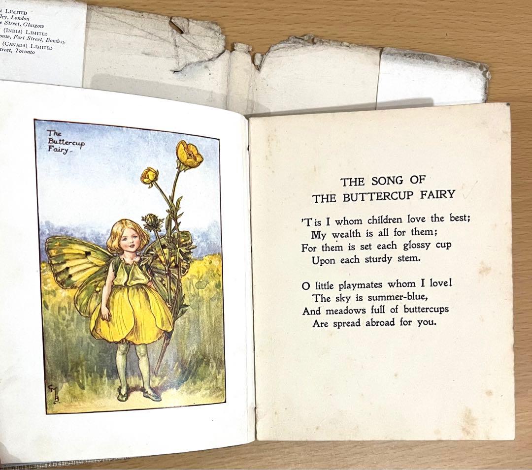 No.261 希少 古書 洋書 絵本 花の妖精    フラワー フェアリーズ