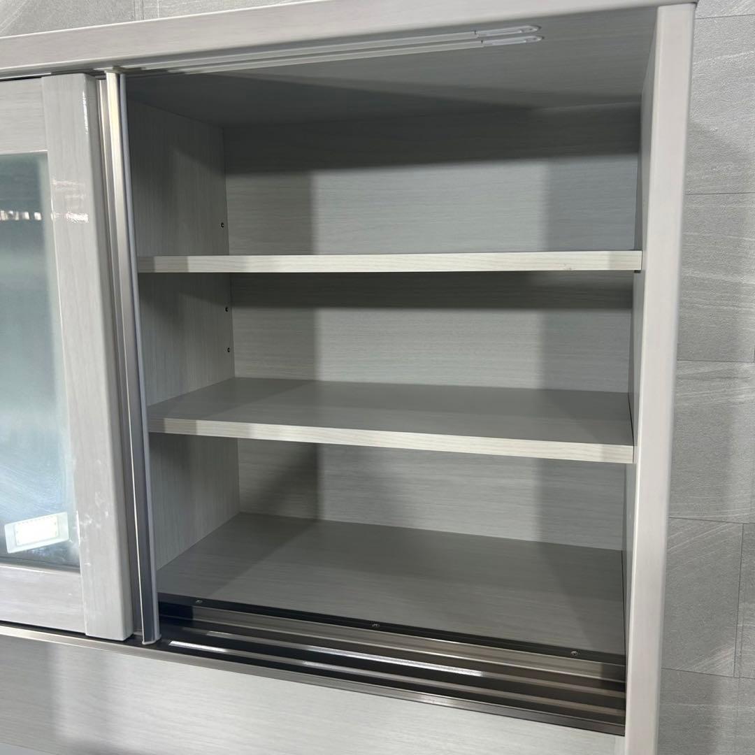 三幸ジャパン 食器棚 HYUI-120 キッチンボード シンプル d4493