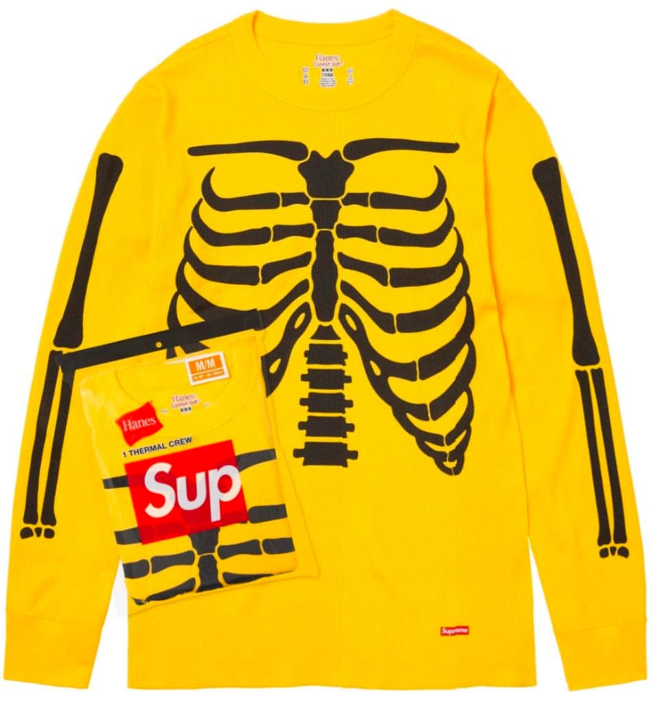 Supreme®×Hanes® Bones Thermal Crew