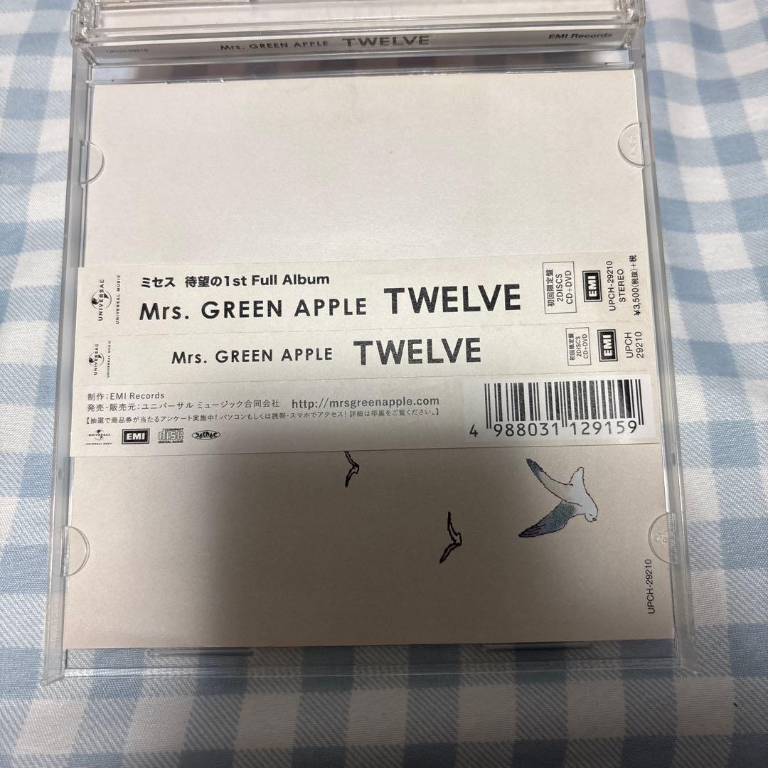 【正規品・帯付き】Mrs. GREEN APPLE TWELVE 初回限定盤