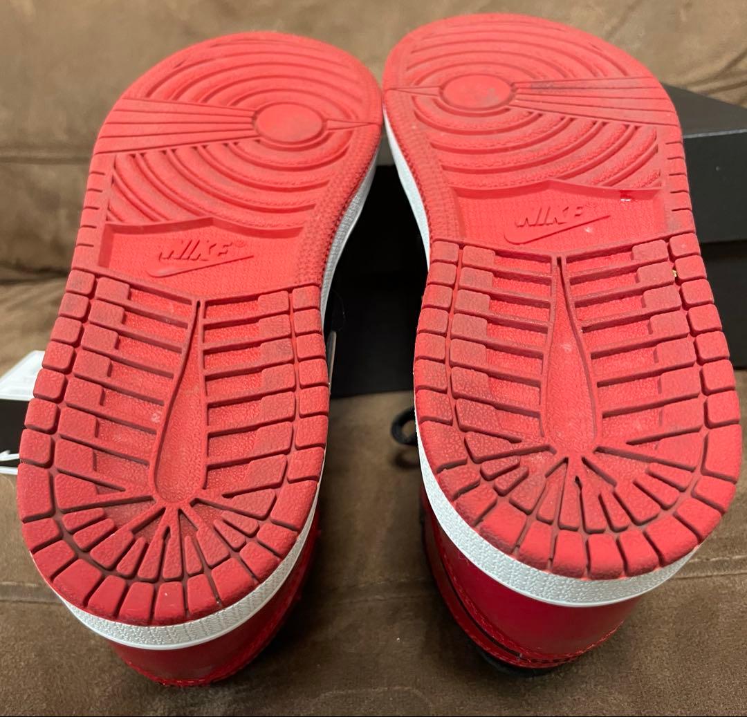 黒タグ　Nike Air Jordan 1 赤黒　ブレッド　桜木花道