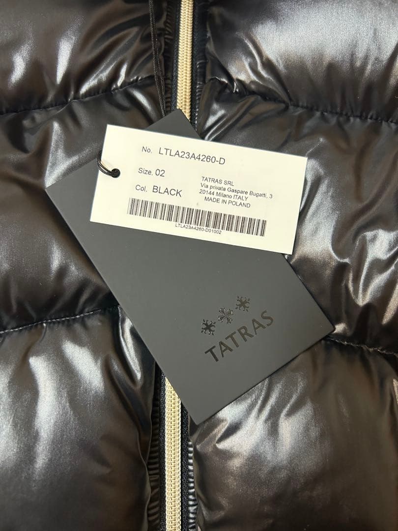 TATRAS ブラック ダウンベスト 新品未使用