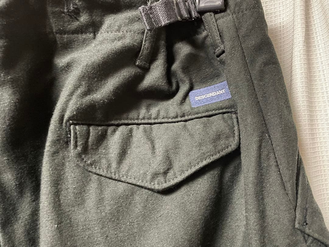 descendant D-65M カーゴパンツ ブラック