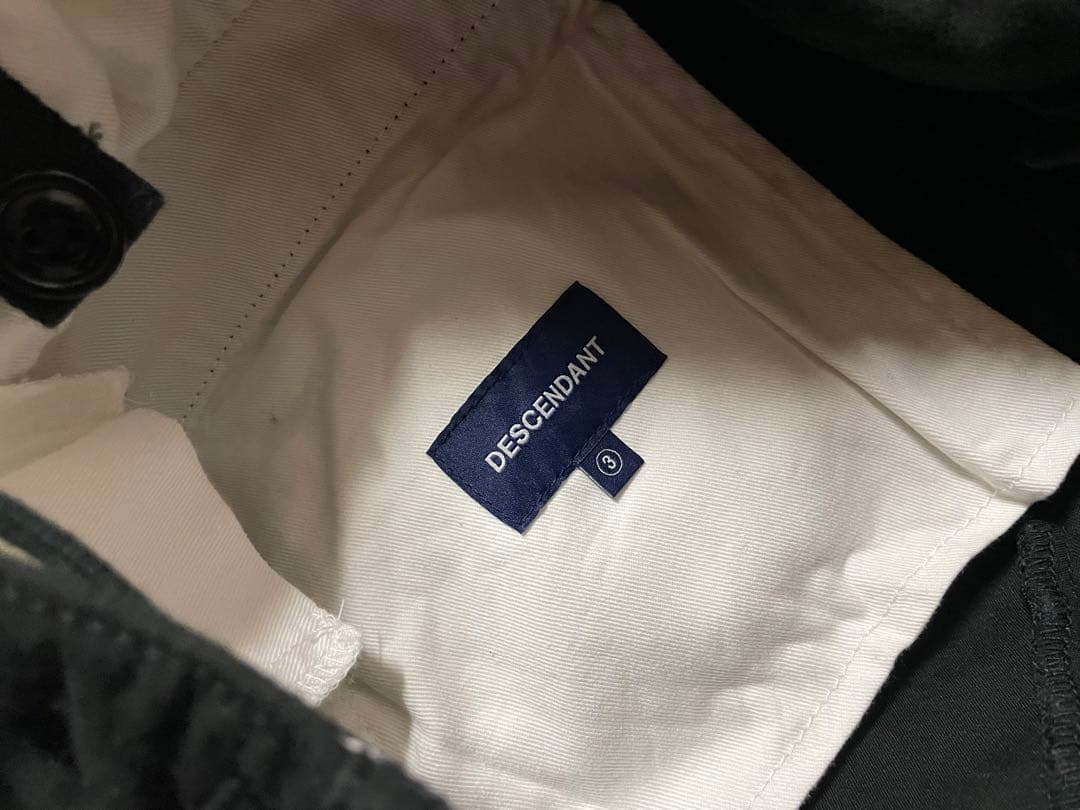 descendant D-65M カーゴパンツ ブラック