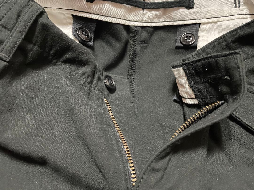 descendant D-65M カーゴパンツ ブラック