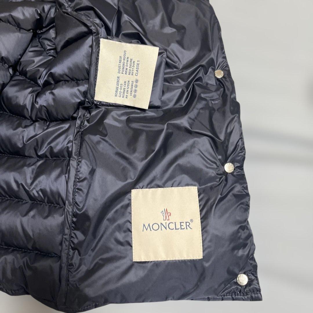 MONCLER LONGUE SAISON ネイビー ダウンベスト