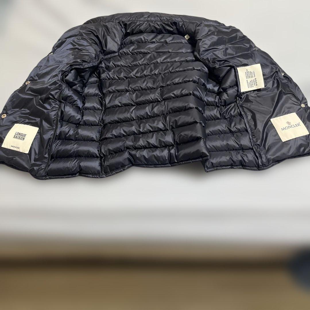 MONCLER LONGUE SAISON ネイビー ダウンベスト