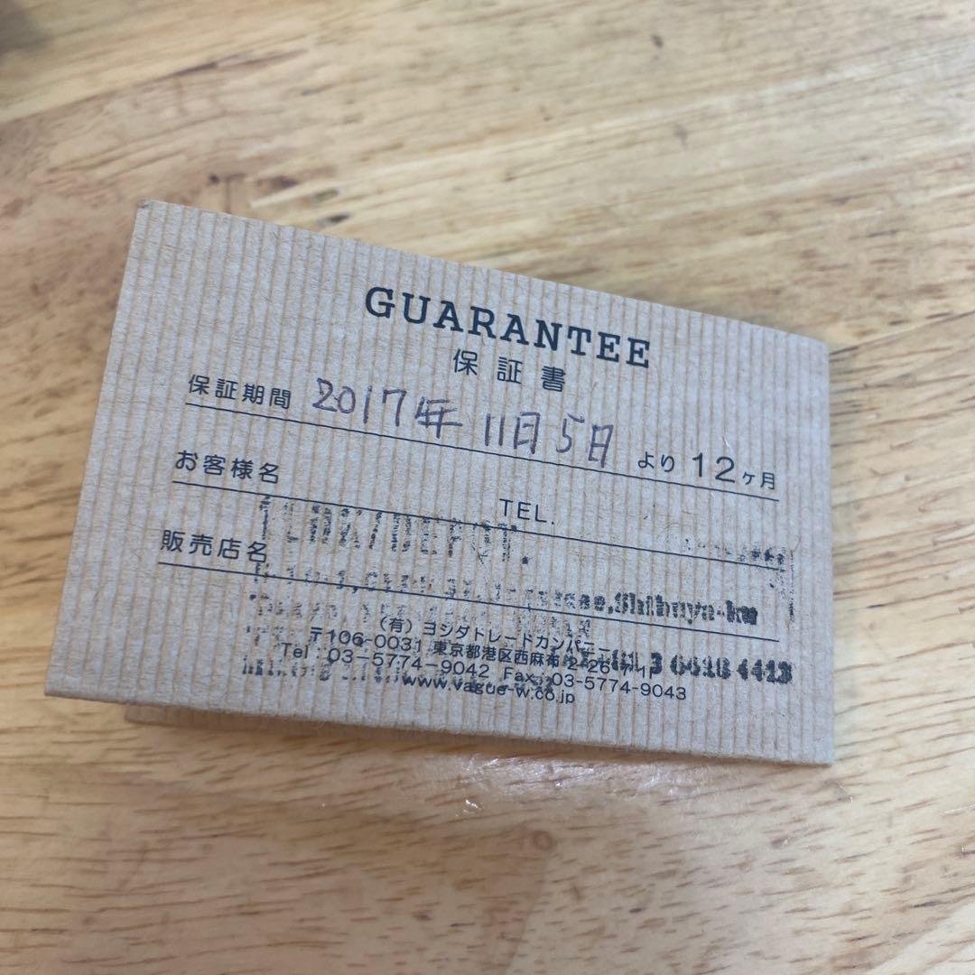 メ*3様 ヴァーグウォッチ クッサン CO-S-007-03NL VAGUE W