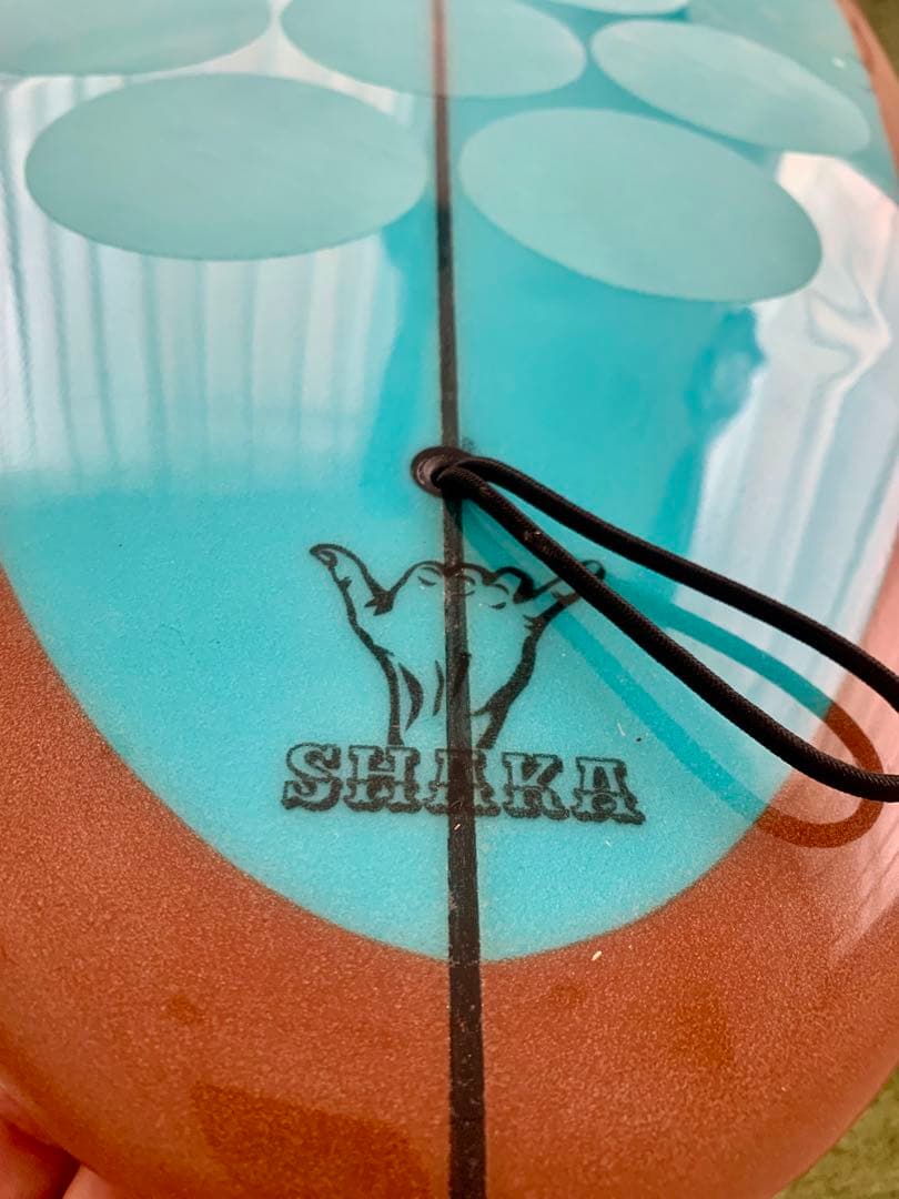 SHAKAミッドレングスサーフボード ライトブルー