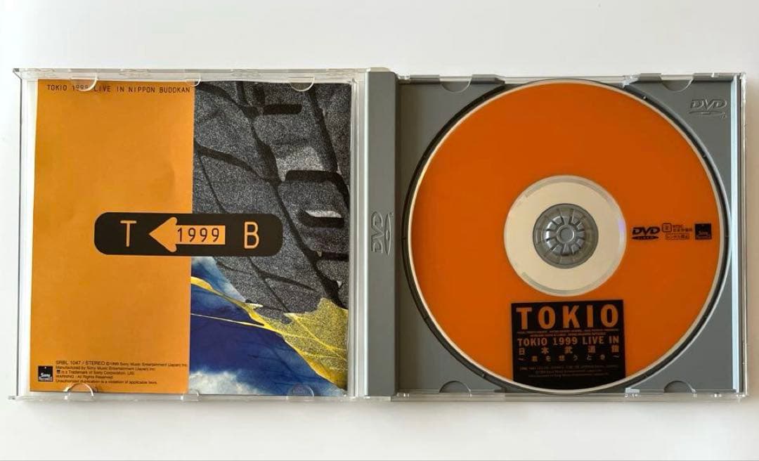 希少 TOKIO 1999 LIVE IN 日本武道館～君を想うとき DVD