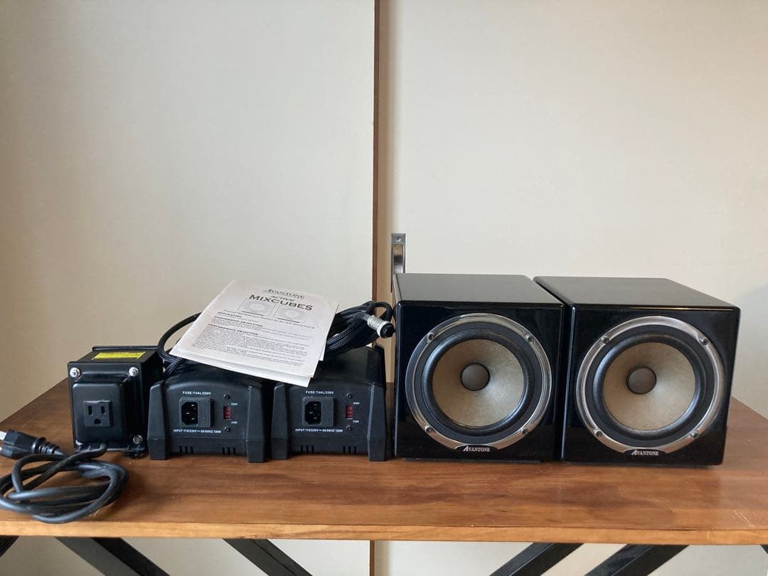 AVANTONE ACTIVE MIXCUBE ペア　115V昇圧機付き