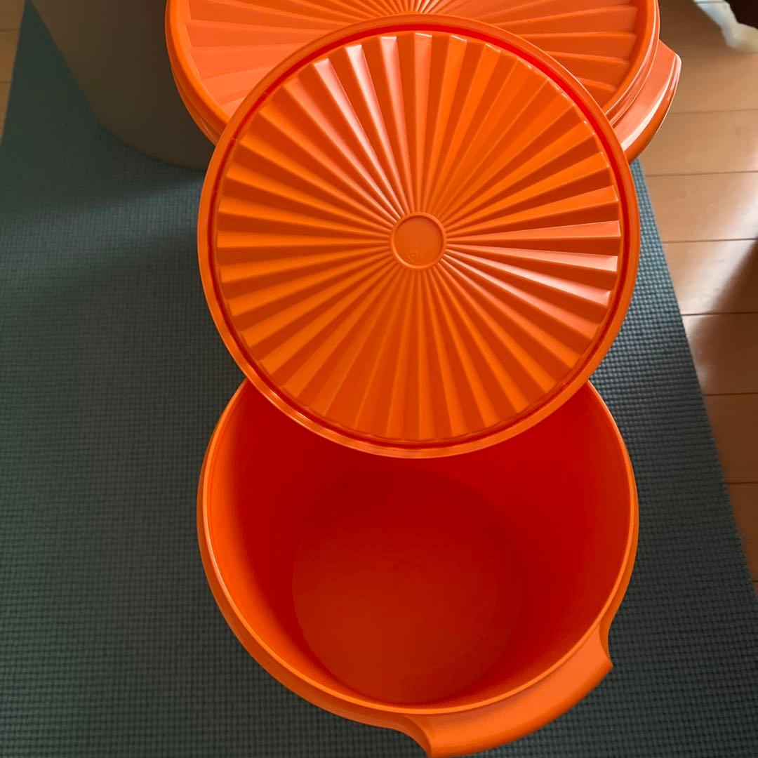 中古　タッパーウエア　マキシクイーンデコレーター