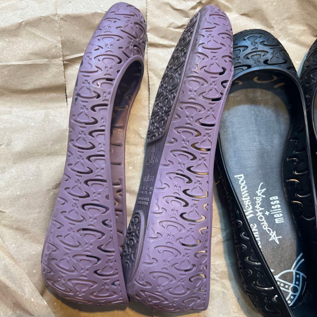 Vivienne Westwood Melissa フラットシューズ 2色セット