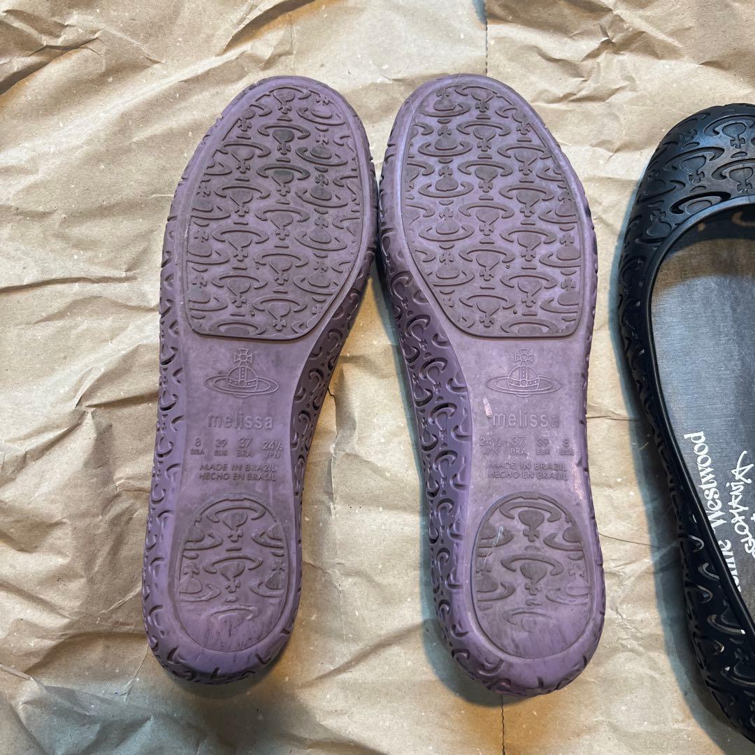 Vivienne Westwood Melissa フラットシューズ 2色セット