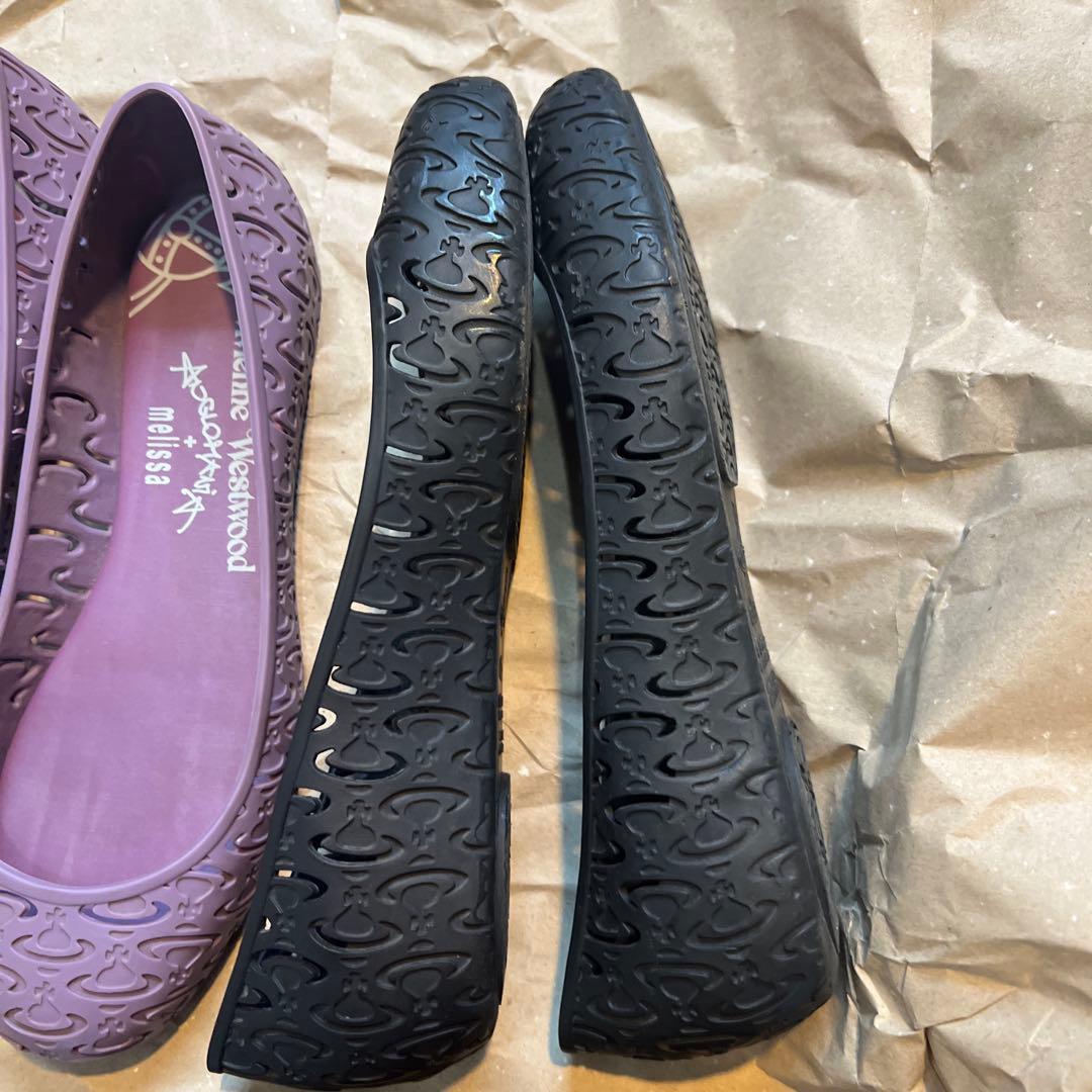Vivienne Westwood Melissa フラットシューズ 2色セット