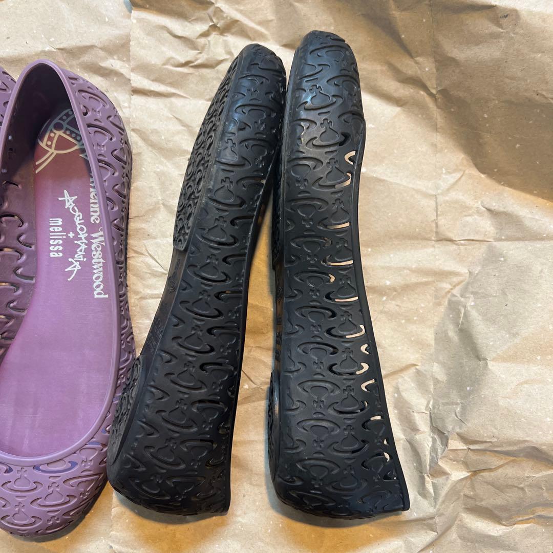 Vivienne Westwood Melissa フラットシューズ 2色セット