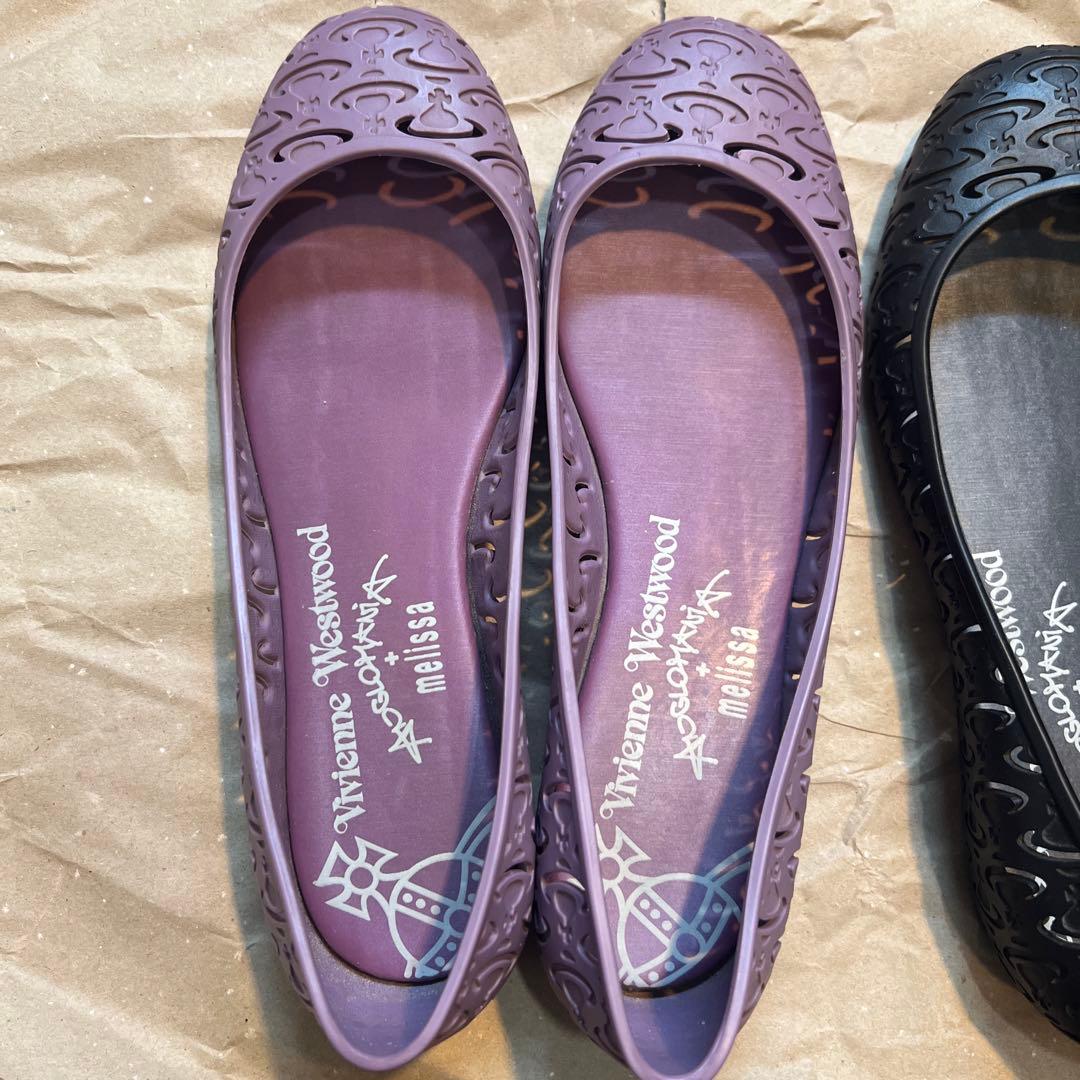 Vivienne Westwood Melissa フラットシューズ 2色セット