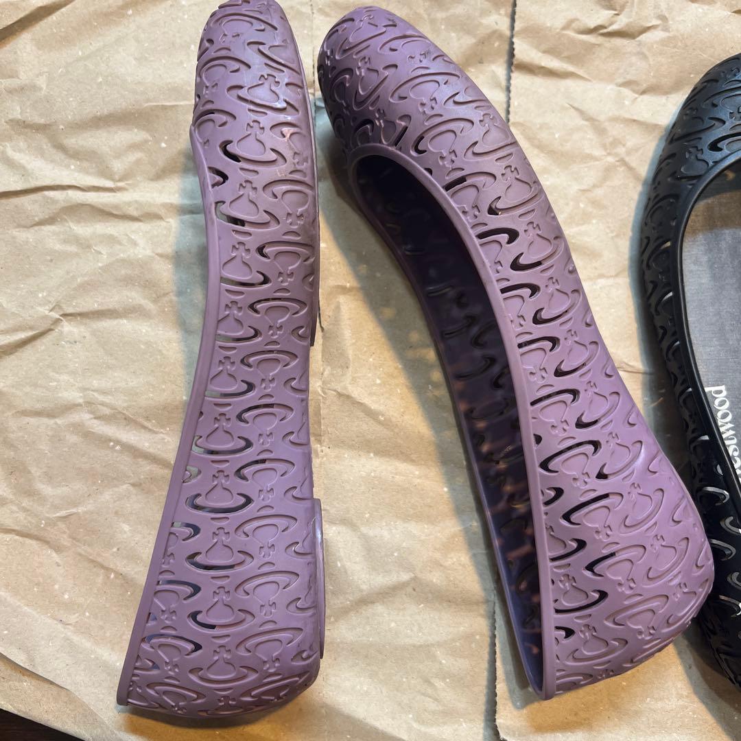 Vivienne Westwood Melissa フラットシューズ 2色セット