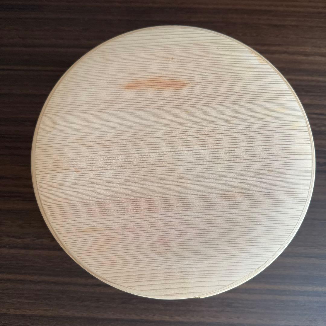 秋田杉を使用した大館曲げわっぱのおひつ　used