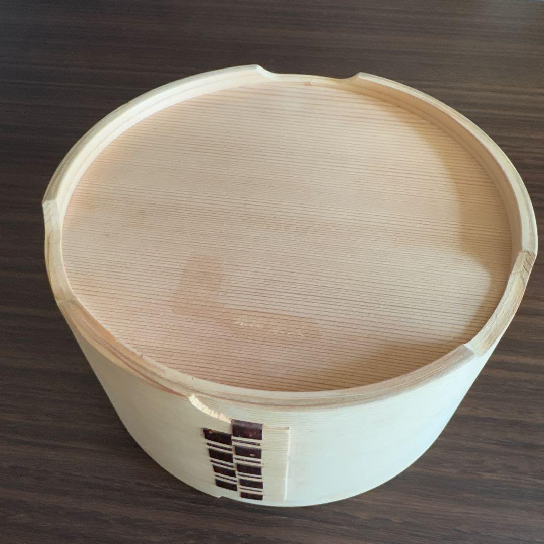 秋田杉を使用した大館曲げわっぱのおひつ　used