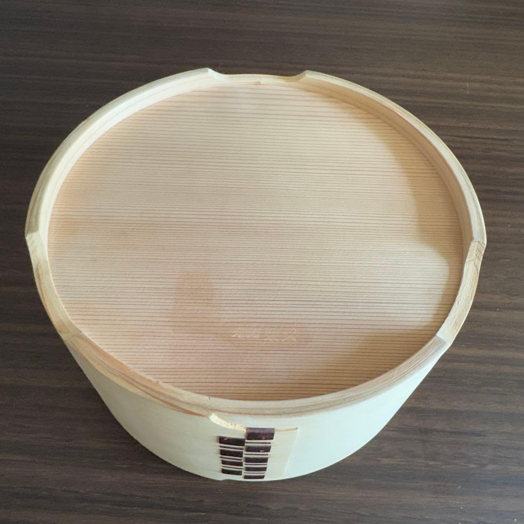 秋田杉を使用した大館曲げわっぱのおひつ　used